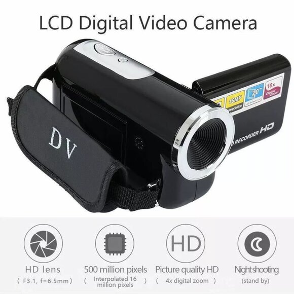 1080P HD Camcorder Digital Video Camera TFT LCD 24MP 16X Zoom DV AV Night Vision - Picture 5 of 12